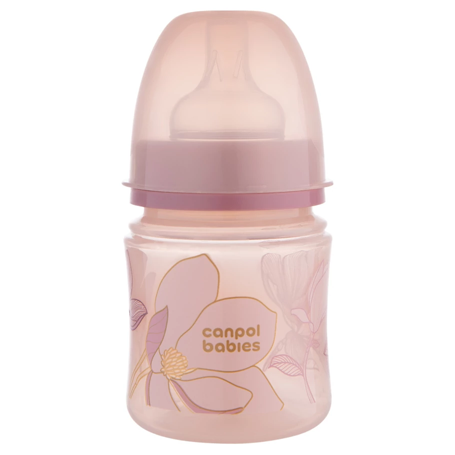 Canpol Babies Antikoliková lahev EasyStart GOLD 240ml růžová varianta 120ml růžová
