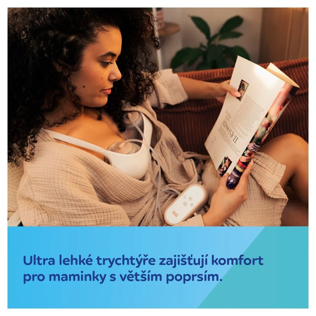 Canpol babies Dvojitá odsávačka mateřského mléka do podprsenky MilkShell - 