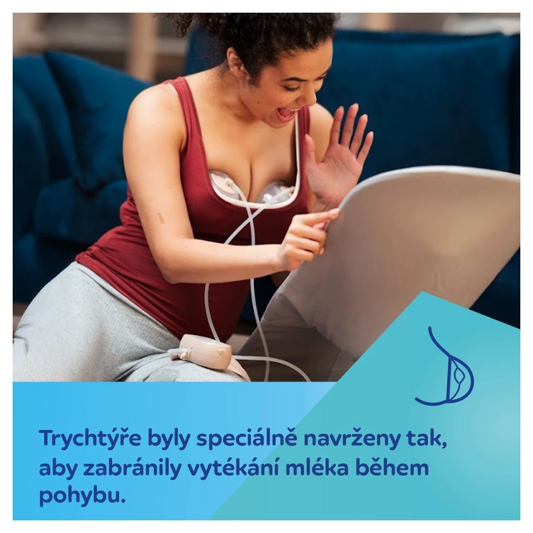 Canpol babies Dvojitá odsávačka mateřského mléka do podprsenky MilkShell - 