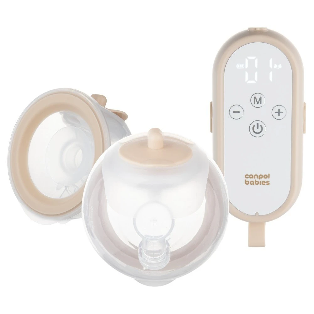 Canpol babies Dvojitá odsávačka mateřského mléka do podprsenky MilkShell - 