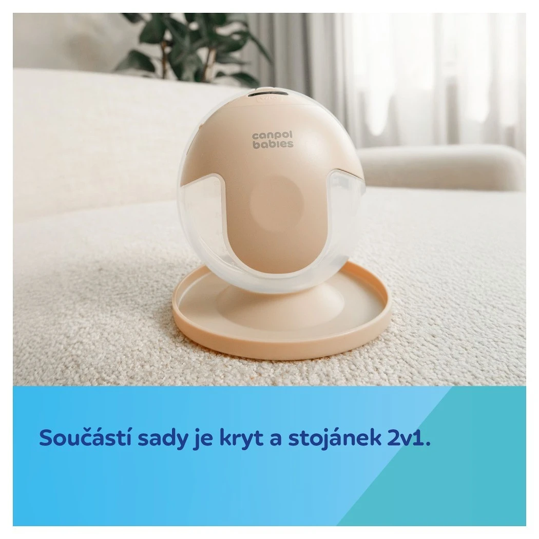Canpol babies Elektrická odsávačka mateřského mléka do podprsenky SmartSense - 