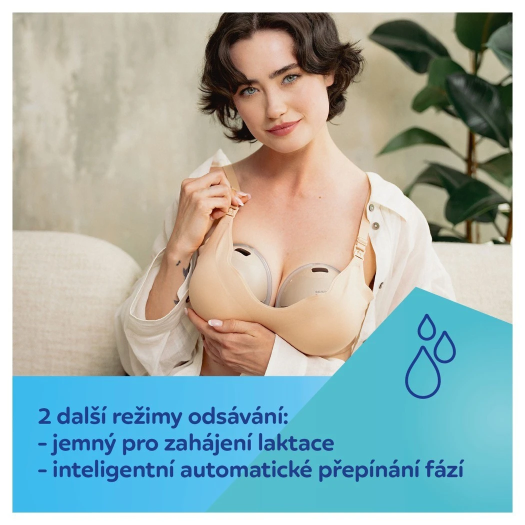 Canpol babies Elektrická odsávačka mateřského mléka do podprsenky SmartSense - 