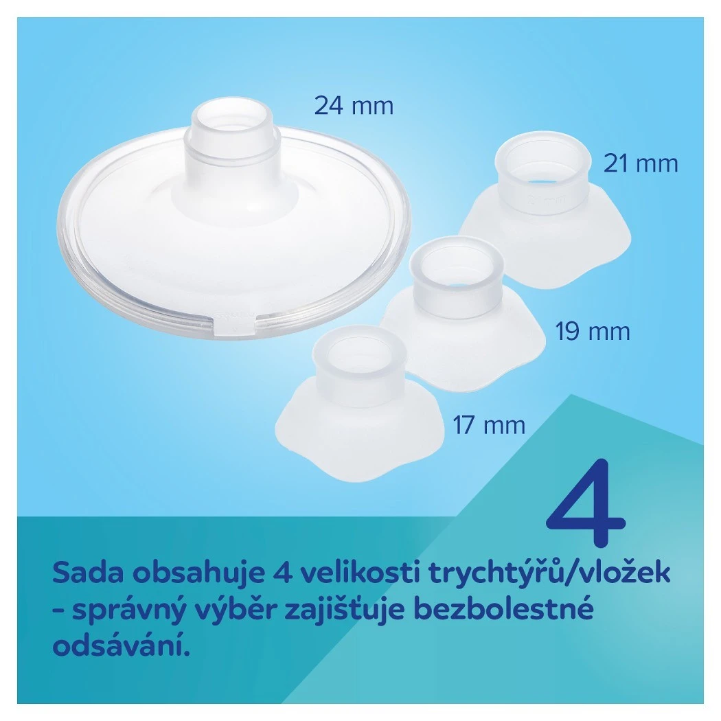 Canpol babies Elektrická odsávačka mateřského mléka do podprsenky SmartSense - 