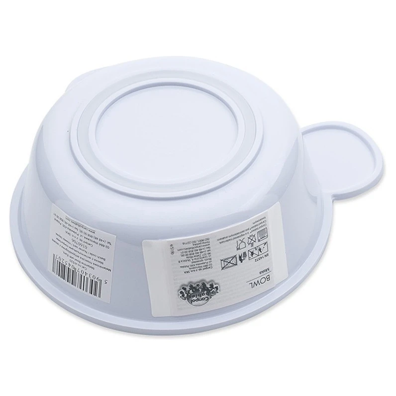 Canpol babies Melaminová miska potisk s oušky Hello Little 490 ml - 