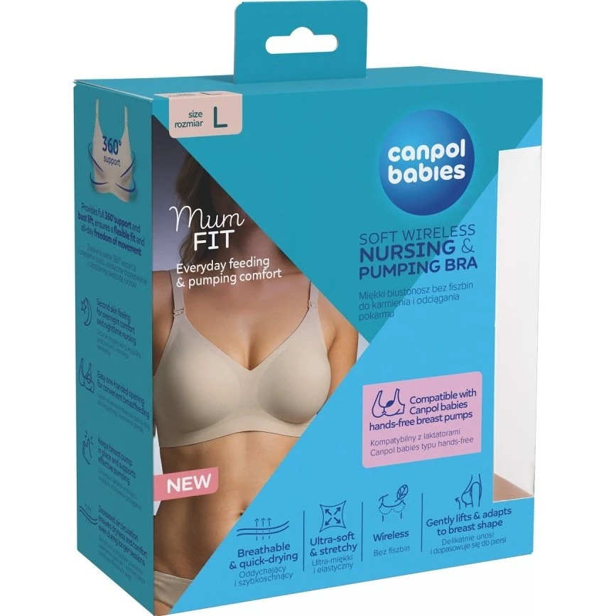 Canpol babies Podprsenka na kojení a odsávání MumFIT varianta L