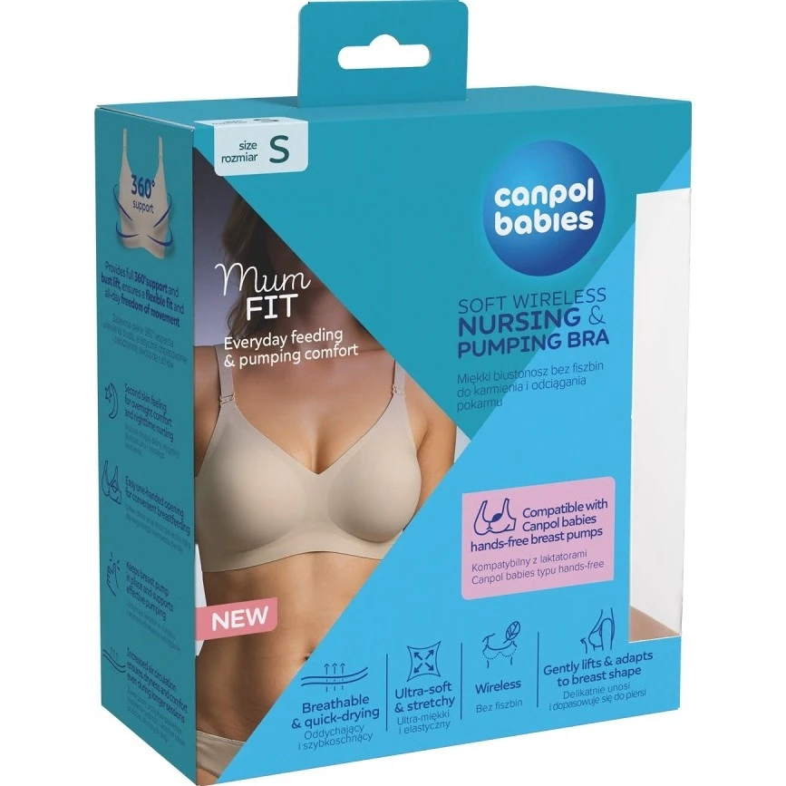 Canpol babies Podprsenka na kojení a odsávání MumFIT varianta S