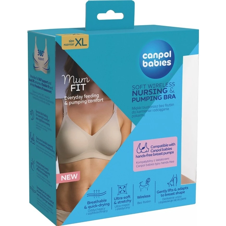 Canpol babies Podprsenka na kojení a odsávání MumFIT varianta XL