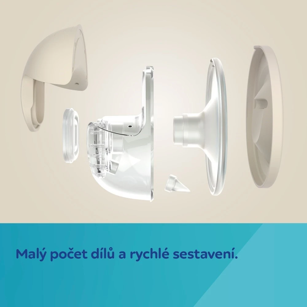 Canpol babies Dvojitá elektrická odsávačka mateřského mléka do podprsenky SmartSense - 