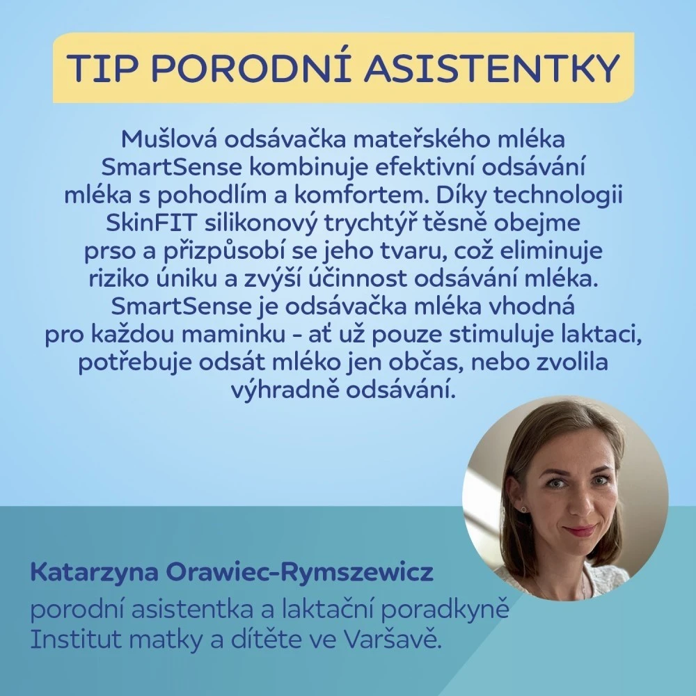 Canpol babies Dvojitá elektrická odsávačka mateřského mléka do podprsenky SmartSense - 