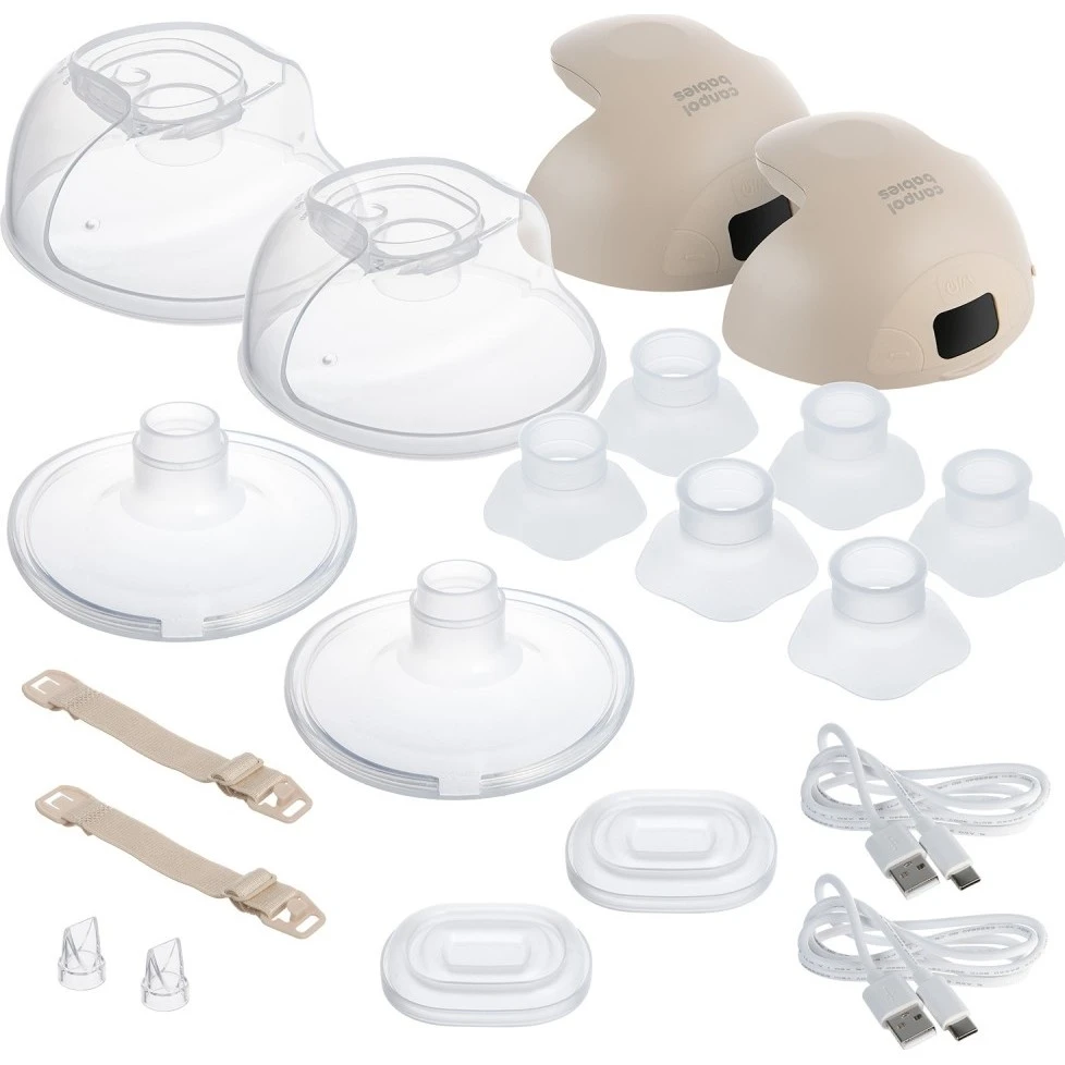 Canpol babies Dvojitá elektrická odsávačka mateřského mléka do podprsenky SmartSense - 