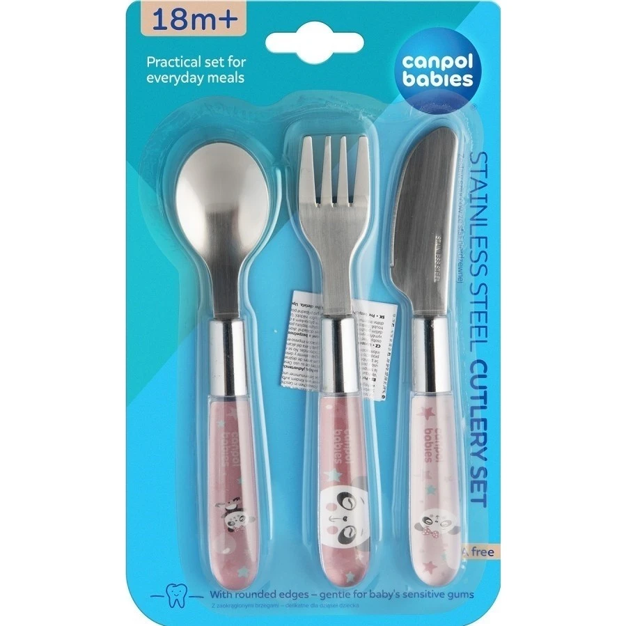 Canpol babies kovový příbor 3ks - 