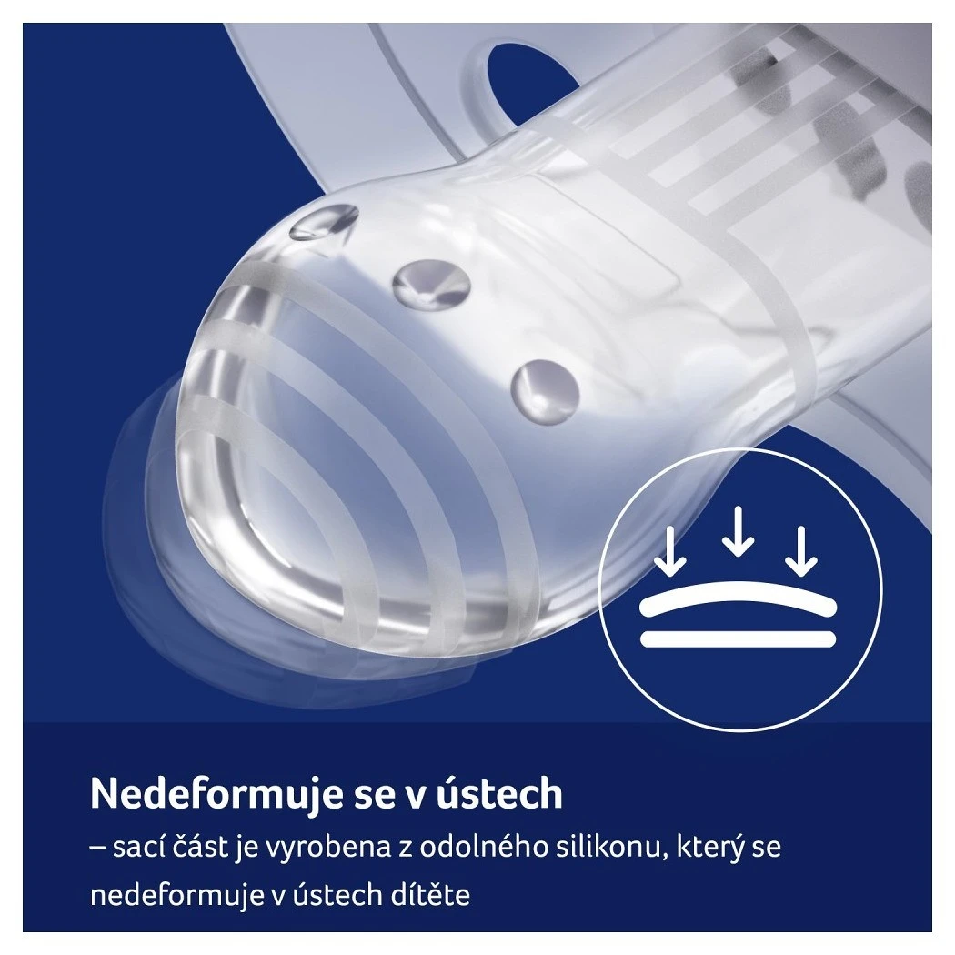 LOVI Dudlík svítící silikonový dynamický TEDDY LOVE 2ks - 