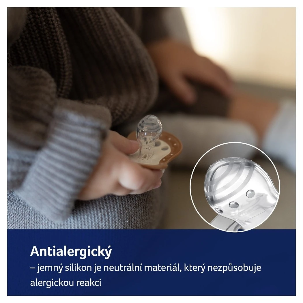 LOVI Dudlík svítící silikonový dynamický TEDDY LOVE 2ks - 