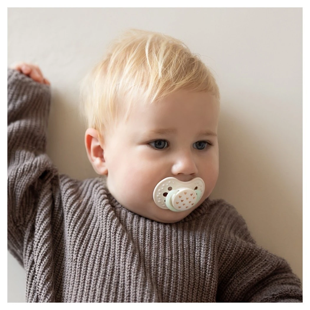 LOVI Dudlík svítící silikonový dynamický TEDDY LOVE 2ks - 