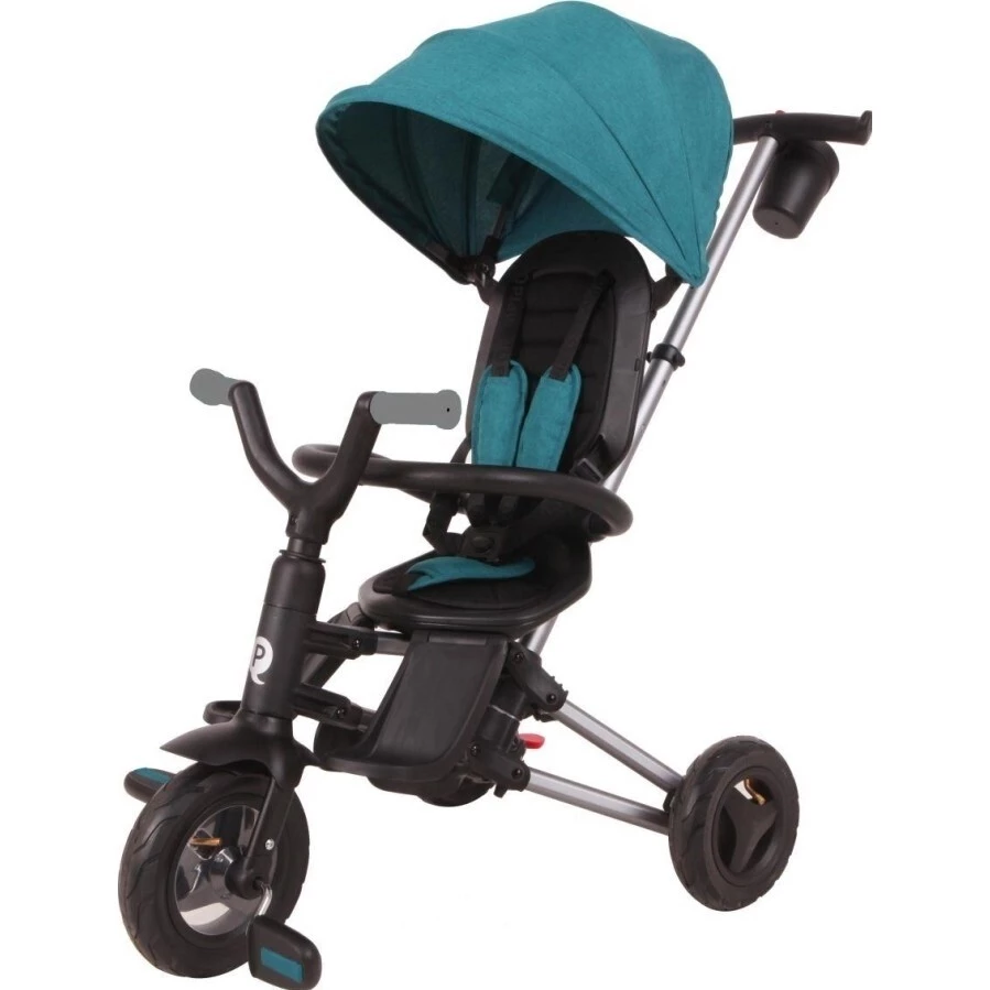 Coccolle Tříkolka s vodící tyčí Ultra Foldable Tricycle Qplay Nova