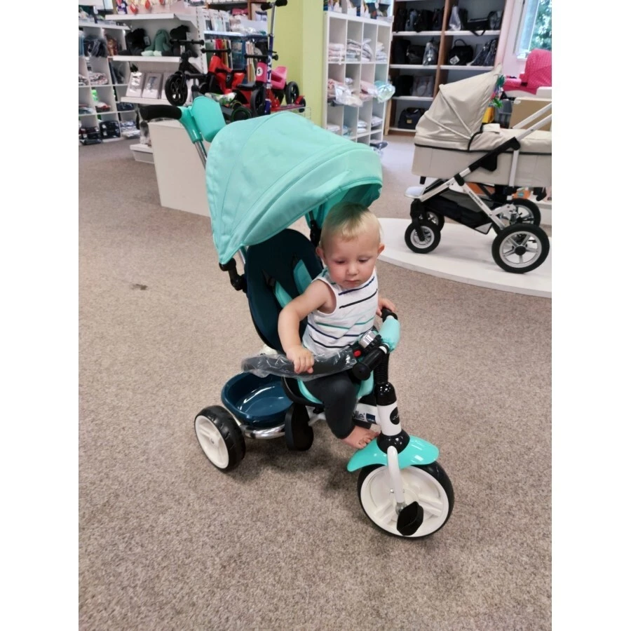 Coccolle Tříkolka s vodící tyčí Urbio foldable tricycle - 