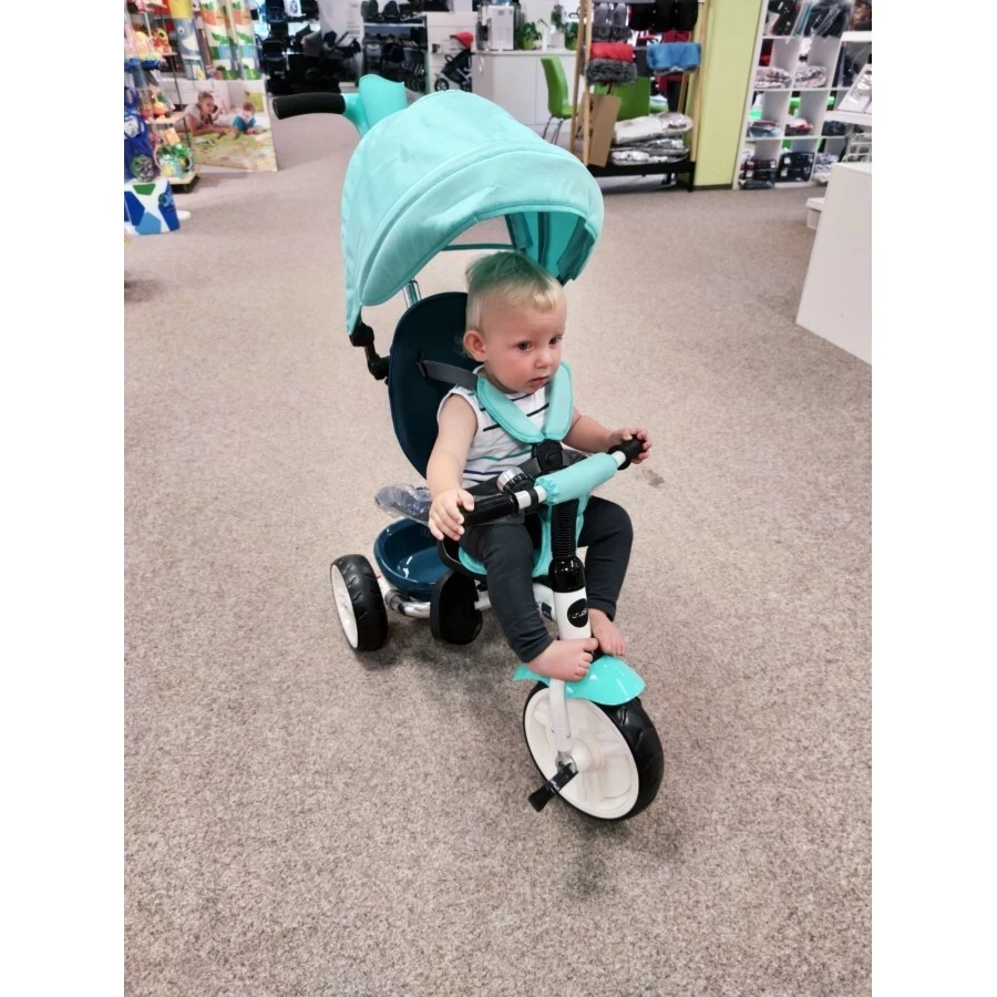 Coccolle Tříkolka s vodící tyčí Urbio foldable tricycle - 