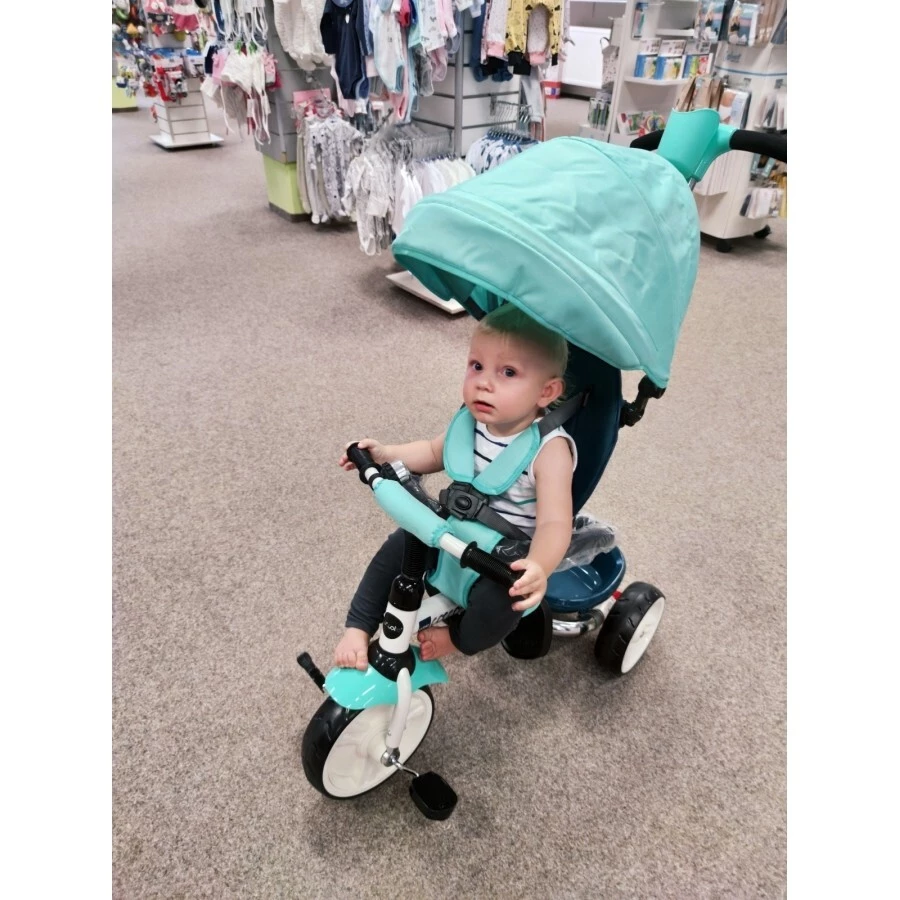 Coccolle Tříkolka s vodící tyčí Urbio foldable tricycle - 