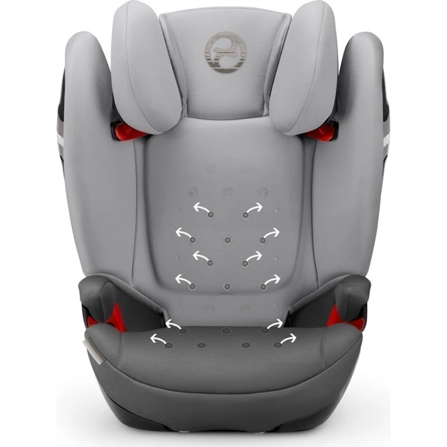 Cybex Solution S-fix + letní potah zdarma - Prodyšnost