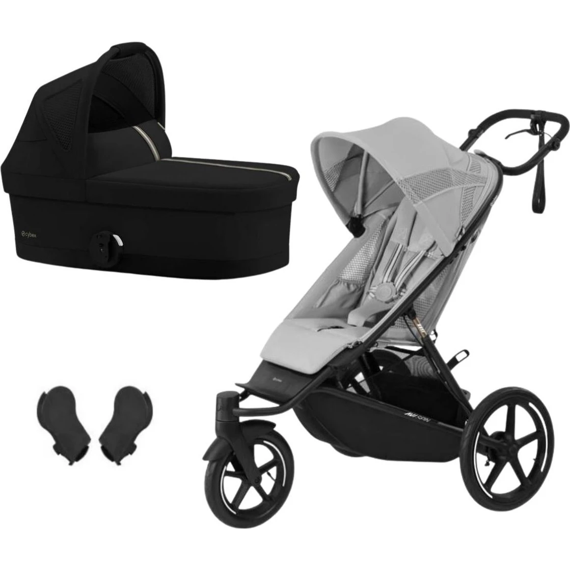 Cybex Avi Spin BLK MIDI set 3v1 varianta Fog grey / moon black