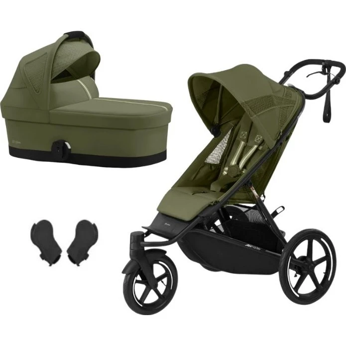 Cybex Avi Spin BLK MIDI set 3v1 varianta Moss green