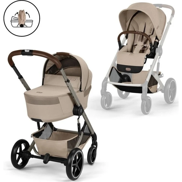Cybex Balios + korba Fold B varianta Almond beige