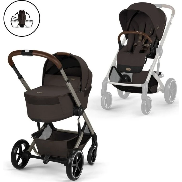 Cybex Balios + korba Fold B varianta Chocolate brown