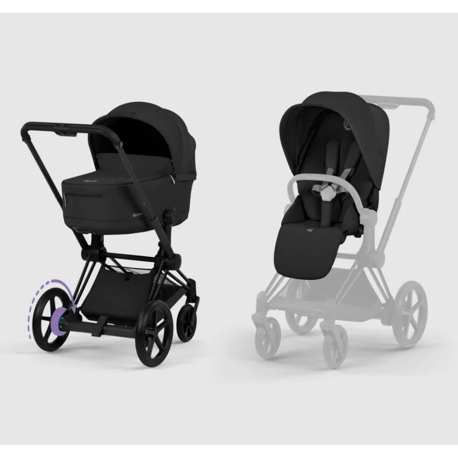 Cybex ePriam set varianta Sepia black matt black