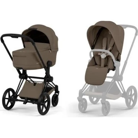 Cybex Priam comfort 2026 varianta Coconut brown/matt black