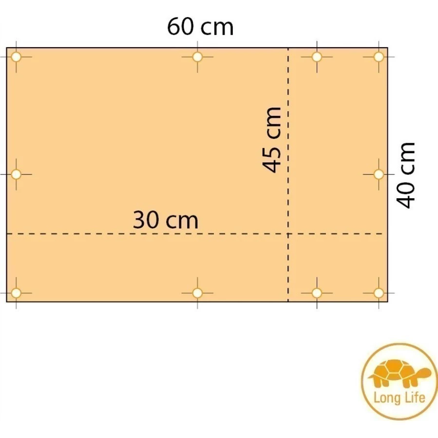 DIAGO Sluneční clona do auta - Rozměry clony