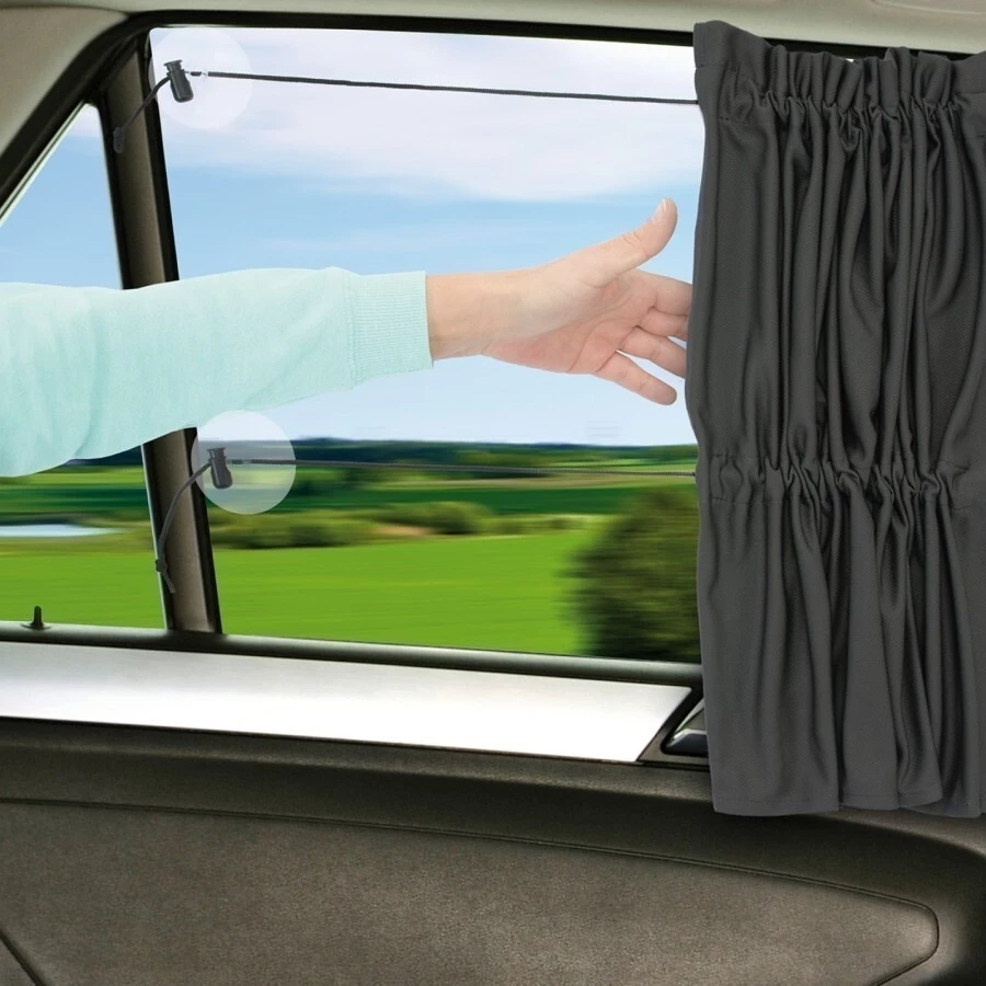DIAGO Zatahovací sluneční clona do auta - Zatažení