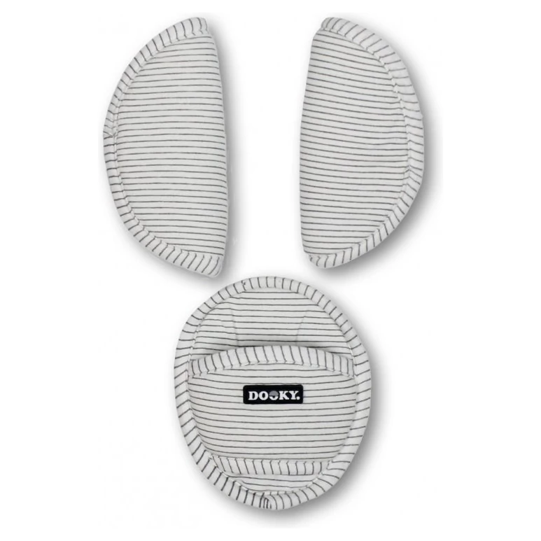DOOKY Chránič pásu Universal Pads Grey stars varianta Linea