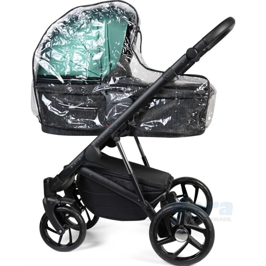 Dorjan Quick Premium kočárek s korbičkou - Quick Premium s pláštěnkou