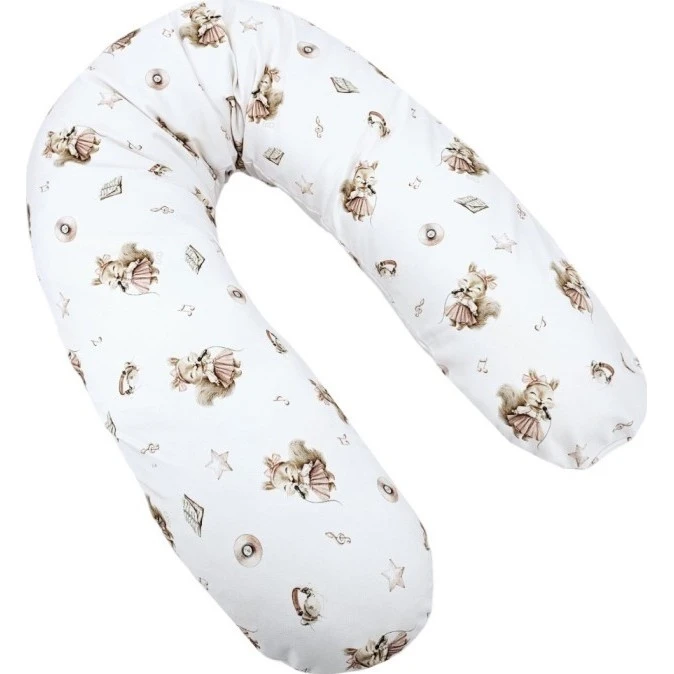 EKO Kojící polštář bambus silikonová kulička - 