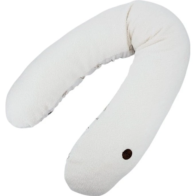 EKO Kojící polštář LUXUS bambus/teddy silikonová kulička - 