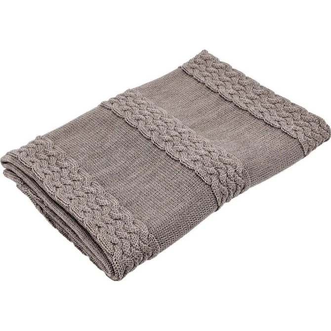 Eko Pletená deka z merino vlny 80x100cm - 