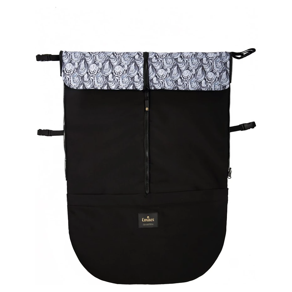 Emitex Jarní / podzimní nepadací deka ZIBIE varianta Black + Shellsy