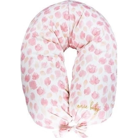 Enie Baby Kojící polštář z paměťové pěny varianta Satine pink leaves