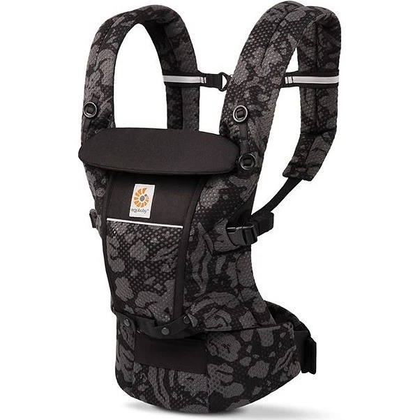 Ergobaby ADAPT nosítko Soft Flex Mesh varianta Onyx Blooms