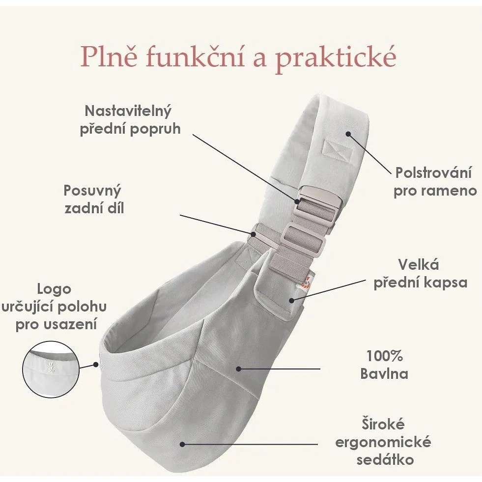 Ergobaby SLING - Upsie sling nosítko - 