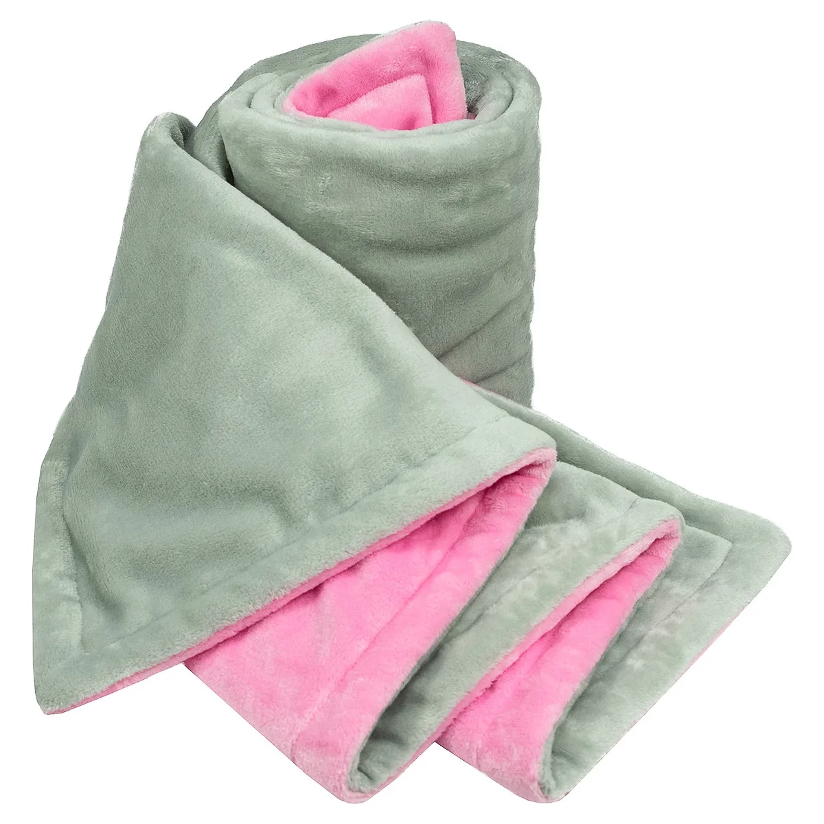 Esito Dětská deka dvojitá Magna varianta Růžová/Stříbrná 150x200cm