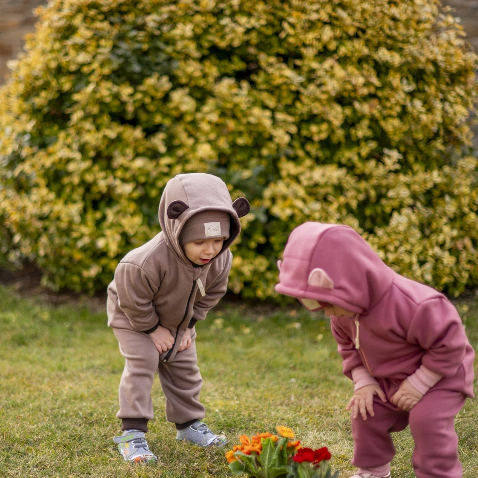 ESITO Dětské kalhoty Warmkeeper hnědá - 