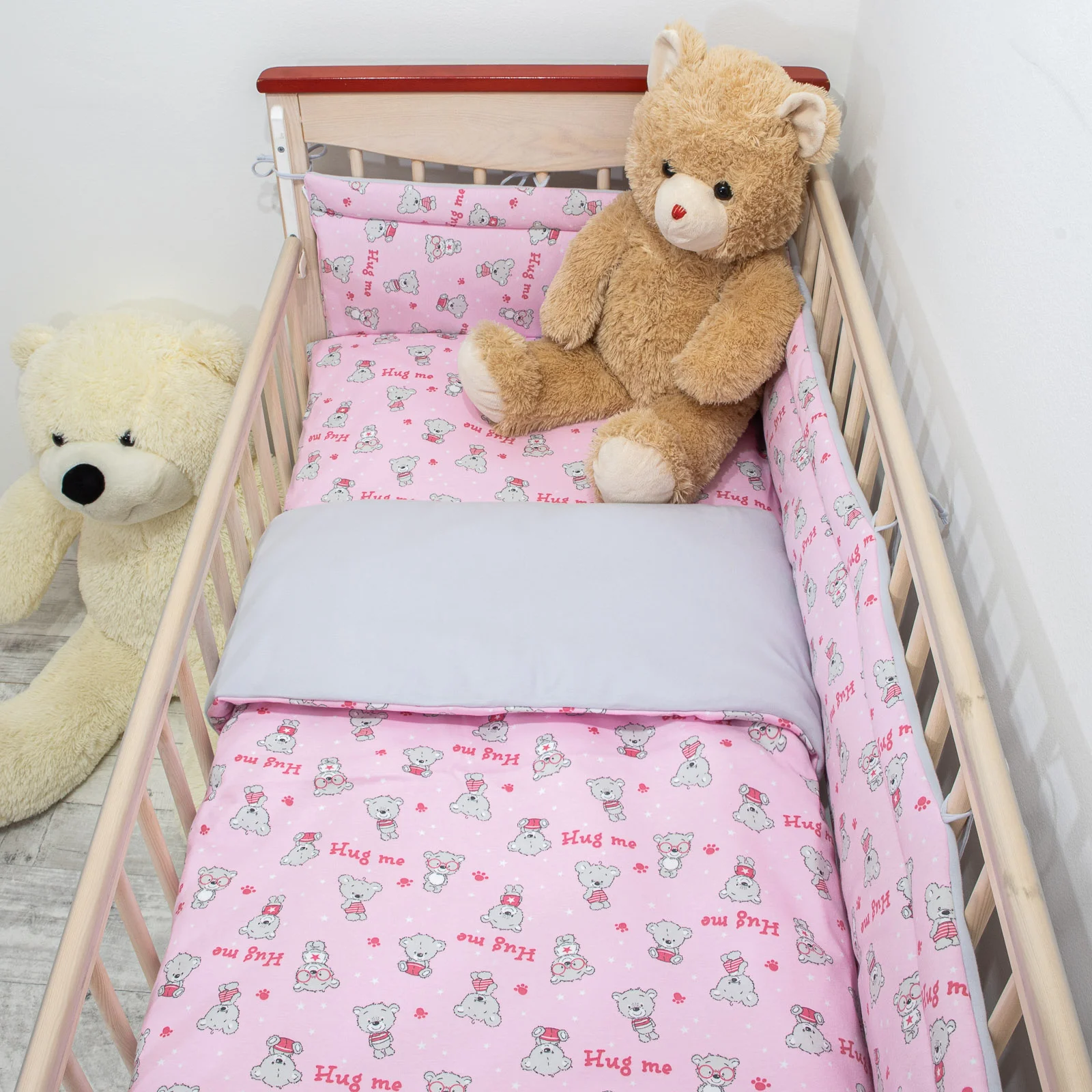 ESITO Mantinel do postýlky Teddy Bears Modrá - 