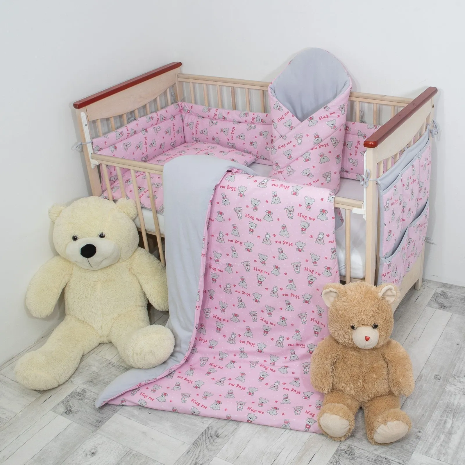 ESITO Mantinel do postýlky Teddy Bears Modrá - 