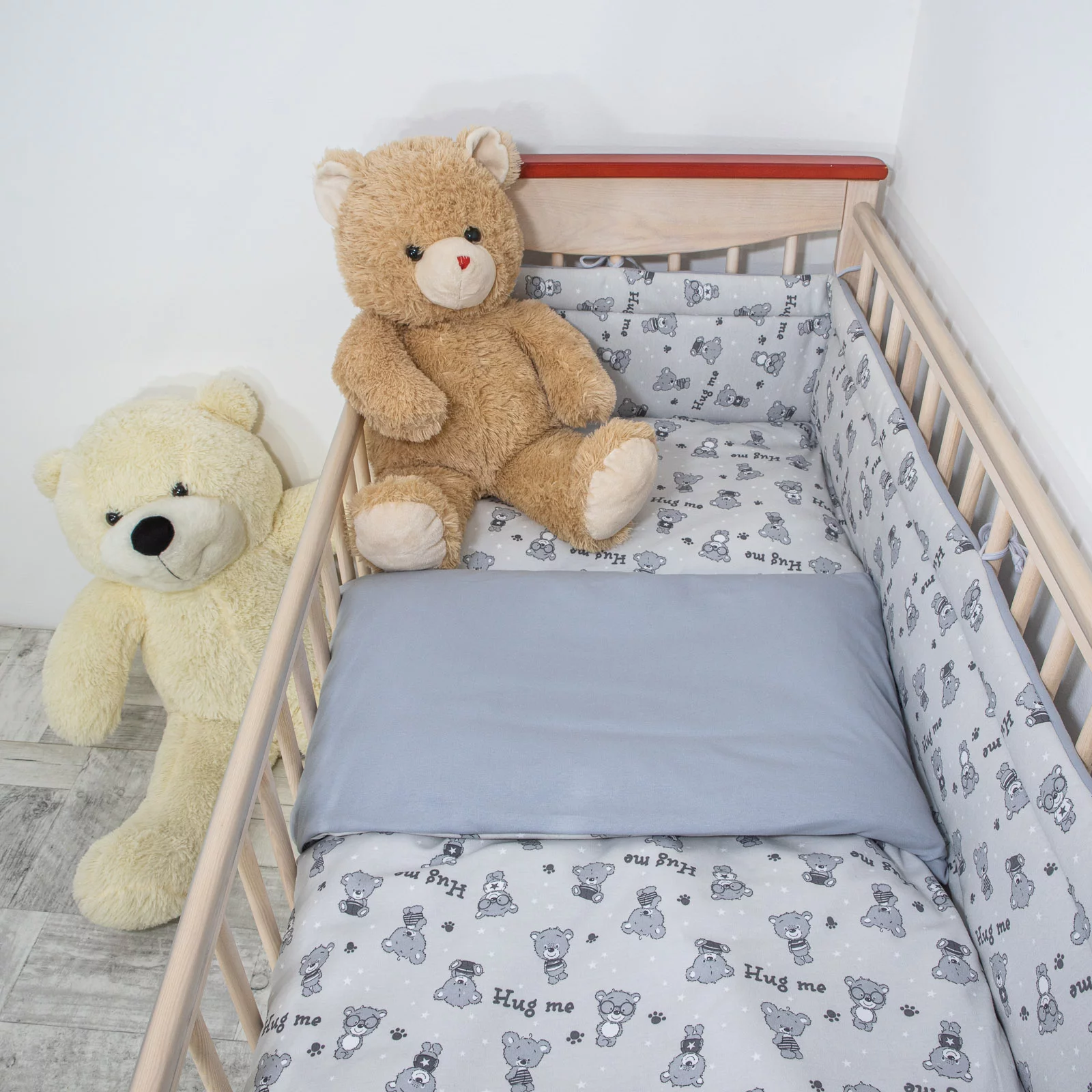 ESITO Mantinel do postýlky Teddy Bears Modrá - 