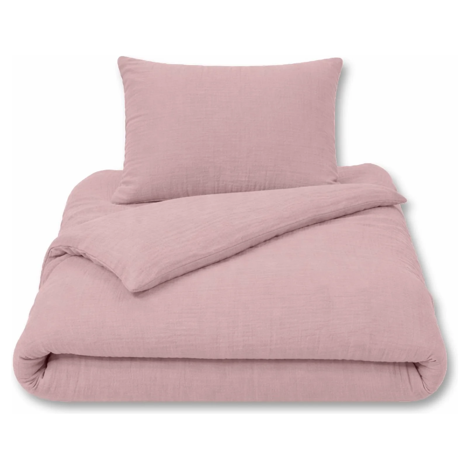 Esito Luxusní dětské mušelínové povlečení Ruby Red varianta Powder Pink