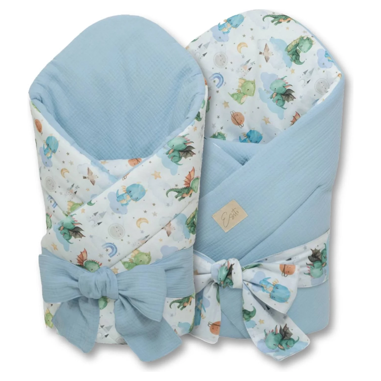 Esito Mušelínová zavinovačka 85x85cm varianta Modrá