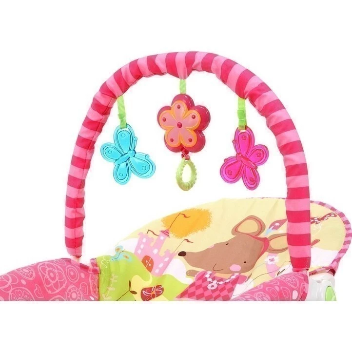 Fisher Price lehátko Wibra color - Detail hraček na hrazdě