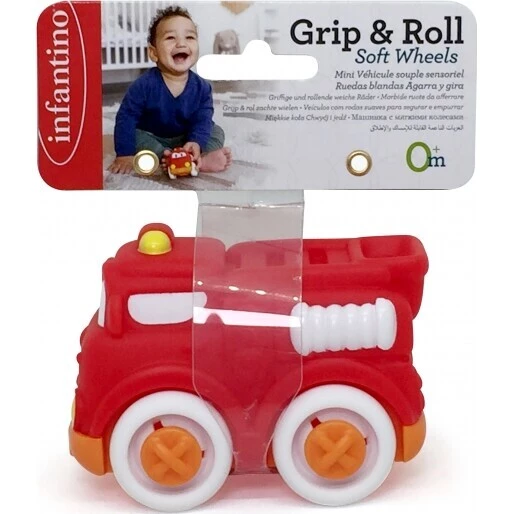 Infantino Autíčko Soft Wheels - 