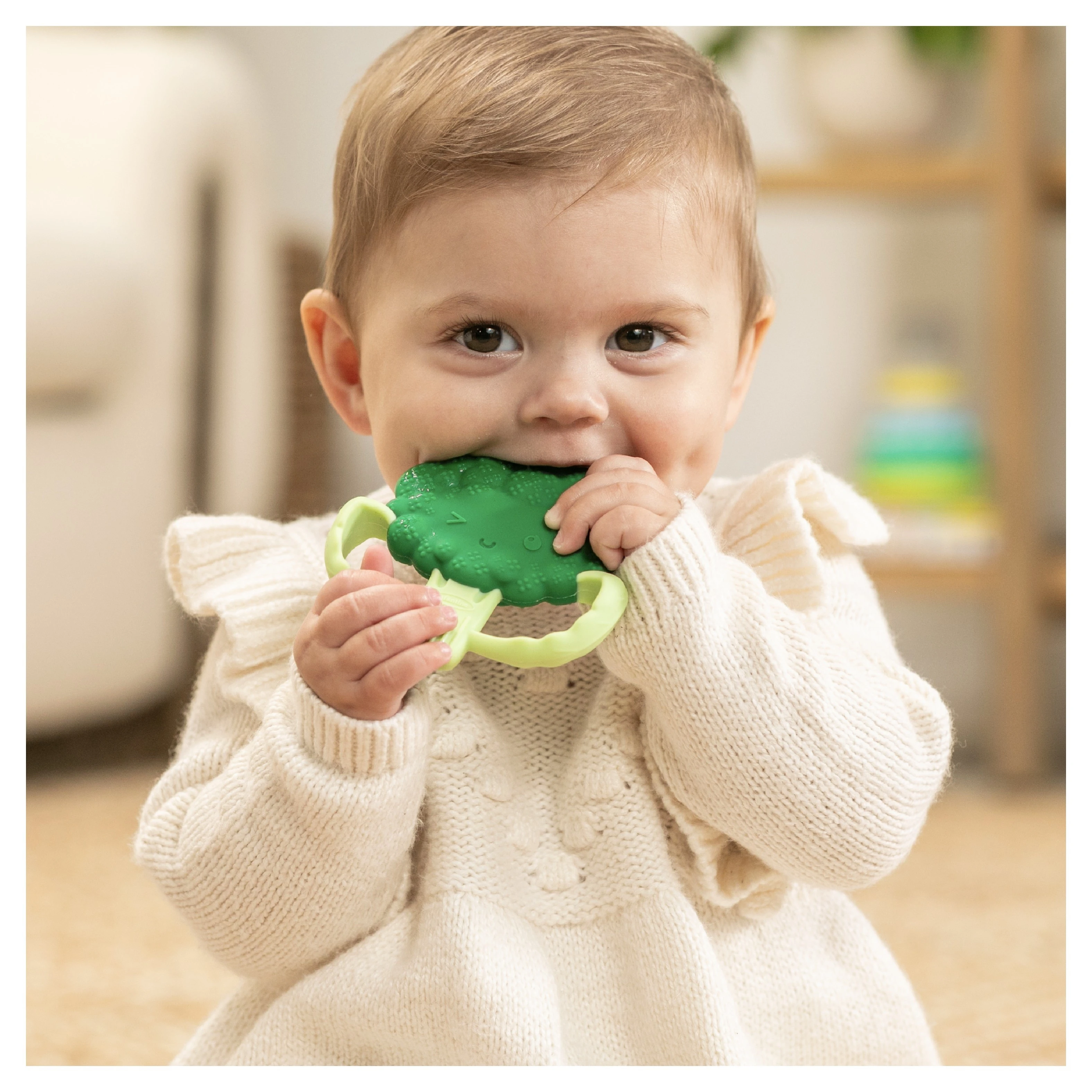 Infantino Kousátko silikonové ovoce/zelenina - 